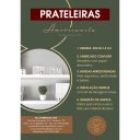 Ver mais imagens de Kit 4 Prateleiras 100% MDF cor BRANCO 30x10x1,5cm + Suporte de instalação
