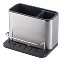 Ver imagem 1 de Escorredor Talheres Utensilios Pia Inox Suporte Esponja Pia Cozinha 18cm