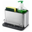 Ver imagem 3 de Escorredor Talheres Utensilios Pia Inox Suporte Esponja Pia Cozinha 18cm