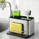 Ver imagem 4 de Escorredor Talheres Utensilios Pia Inox Suporte Esponja Pia Cozinha 18cm