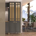 Ver imagem 2 de Paneleiro Duplo 4 Portas com Vidro Reflecta Paris