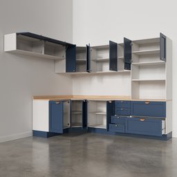 Cozinha Modulada 8 Peças com Tampo 4 Aéreos 3 Balcões e Torre Quente Arizona CabeCasa MadeiraMadeira - 10