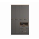 Ver imagem 3 de Guarda Roupa Solteiro 4 Portas 3 Gavetas 1 Nicho New Conect 4.3 