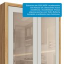 Ver imagem 5 de Armário de Cozinha Modulada com Balcão e Tampo 16 Portas 5 Gavetas Pérola 100% Mdf Vidro Reflecta Am