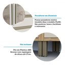 Ver imagem 7 de Armário de Cozinha Modulada com Balcão e Tampo 16 Portas 5 Gavetas Pérola 100% Mdf Vidro Reflecta Am