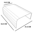 Ver imagem 2 de Kit 02 Esteiras Laqueada Apoio Sofá Lisa Nude