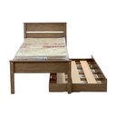 Ver imagem 2 de Cama Solteiro Ditália Cama Aux Cm-22 Cm-23 Cor:diamond