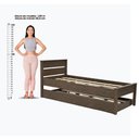 Ver imagem 5 de Cama Solteiro Ditália Cama Aux Cm-22 Cm-23 Cor:diamond