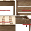Ver imagem 6 de Cama Solteiro Ditália Cama Aux Cm-22 Cm-23 Cor:diamond