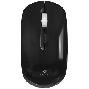 Mouse sem Fio Recarregavel M-w80bk Preto C3 Tech C3tech 302023420100