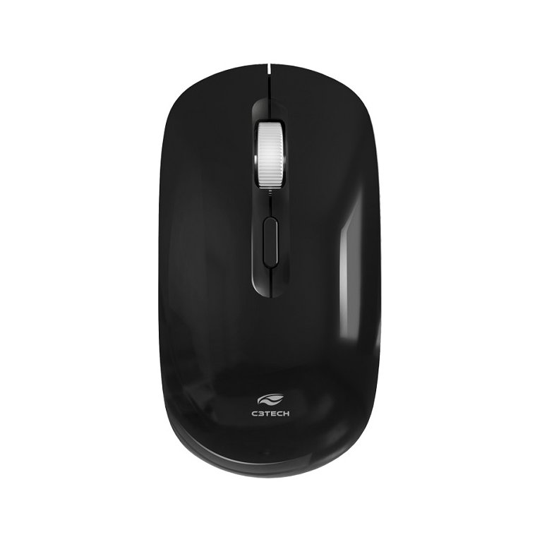 Mouse sem Fio Recarregavel M-w80bk Preto C3 Tech C3tech 302023420100 Mouse sem Fio Recarregavel M-w80bk Preto C3 Tech C3tech 302023420100