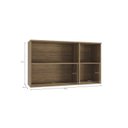 Ver imagem 4 de Armário Aéreo 120cm 3 Portas Madeira 