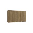 Ver imagem 1 de Armário Aéreo 120cm 3 Portas Madeira 