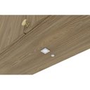 Ver imagem 5 de Armário Aéreo 120cm 3 Portas Madeira Marrom/Nogueira