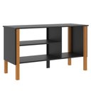 Ver imagem 5 de Rack para Tv até 40 Polegadas 3 Prateleiras Verona 90cm - Via Nossa - Preto e Cedro