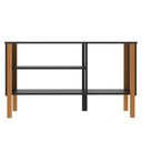 Ver imagem 6 de Rack para Tv até 40 Polegadas 3 Prateleiras Verona 90cm - Via Nossa - Preto e Cedro