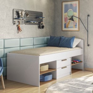 Cama Solteiro 2 Gavetas New Conect