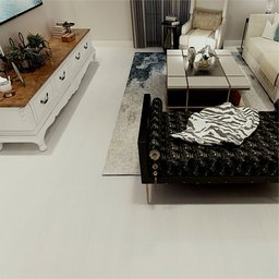 Piso Vinilico Europeu Autocolante em Régua Madeira Branca Off-white 1 M² - 4