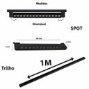 Ver imagem 3 de Cópia - Trilho Eletrificado 4m + 6 Spot Pontual Linear 20W 3000k Bivolt Preto