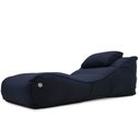 Ver imagem 4 de 2 Puffs Náutico Flutuante para Piscina e Jardim Área Externa Resistente Sol e Chuva Azul Marinho