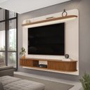 Ver imagem 2 de Painel para Tv 75" Capri Off White Freijó Dj Móveis