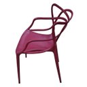 Ver imagem 4 de Kit 2 Cadeiras Allegra Vermelho Falu em Polipropileno para Sala de Jantar e Cozinha