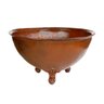 Lenheiro Lareira Braseiro Marrom Externa Ferro Jardim 107cm - 1