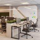 Ver imagem 7 de Cadeira Office Giratória Genebra Presidente Pp Preta Braços Regualáveis Nr17 - Fratini