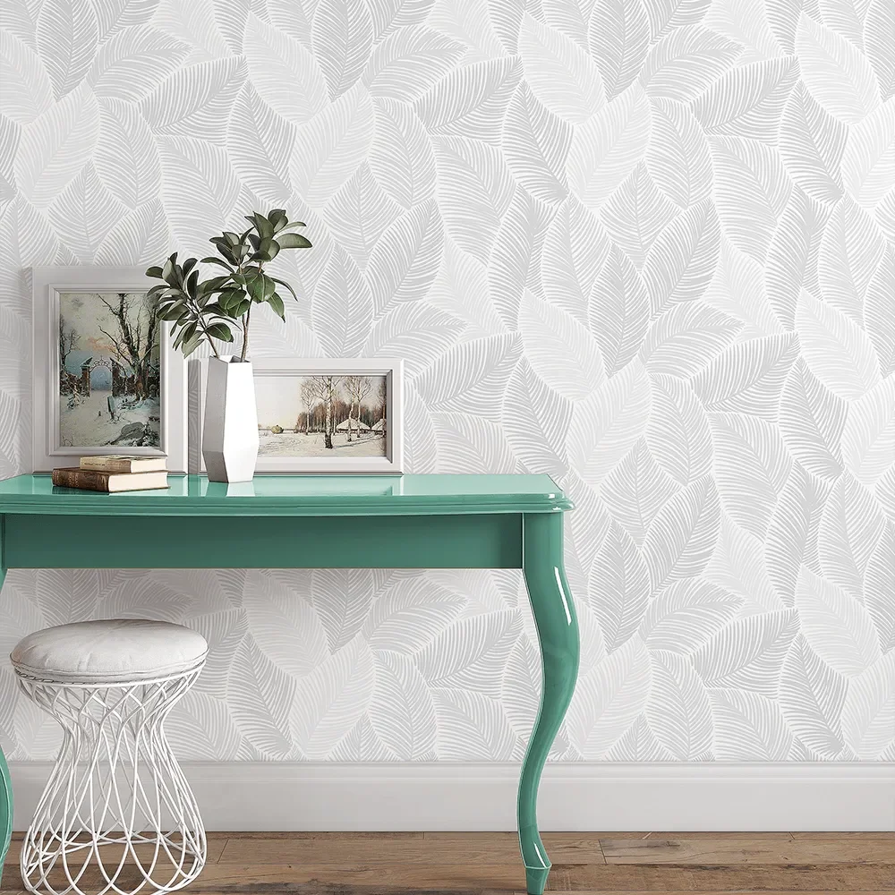 Papel de Parede Adesivo Texturizado Folhas Nobres Lavável Fosco 3m