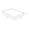 Colchão Casal Ortobom Physical Resistente (138x188x17) - Suporte ideal para pessoas com até 60kg  - 2