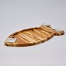 Tábua para Comida Japonesa em Madeira Teca - 1