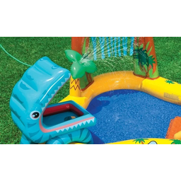 Piscina Inflável Playground Parque Dinossauro Bomba eletrica - 4