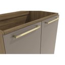 Ver imagem 5 de Balcão de Cozinha 80cm 2 Portas Madeira Marrom/Nogueira/Fendi