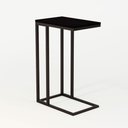 Ver imagem 2 de Mesa Lateral Encaixe Preto e Tampo Preto