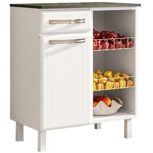 Fruteira 820707 com 1 Porta e 1 Gaveta Telasul