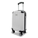 Ver imagem 2 de Kit Duas Malas de Bordo Pp Rígidas 360º - Gladiador A5mb Cor:preto e Branco