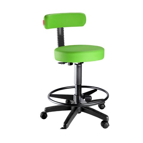Cadeira Mocho Alto Slim com Apoio para Os Pés