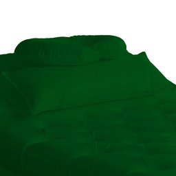 Maca Estofada Capitonê Requinte Suede Verde - 4