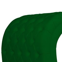 Maca Estofada Capitonê Requinte Suede Verde - 5