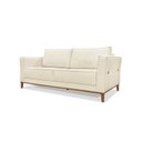 Ver imagem 2 de Sofá 2 Lugares 190cm Linho Brest Branco Pérola