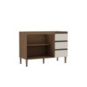 Ver imagem 2 de Balcão para Pia 120cm 2 Portas 3 Gavetas sem Tampo Conecta 