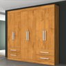 Guarda Roupa Casal 6 Portas 4 Gavetas Nice Made Marcs - 1