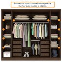 Ver imagem 2 de Guarda Roupa Casal 6 Portas 8 Gavetas Portugal Espresso Móveis