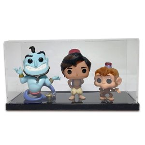 Expositor Caixa Acrílico Funko Pop Colecionador 27x10x13 Cm Nº1 Triplo Sb