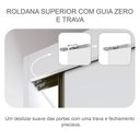 Ver imagem 6 de Guarda Roupa Solteiro Toledo com Nicho e Cômoda Seul Neve - Novo Horizonte