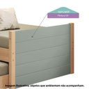 Ver imagem 3 de Bicama com Cama Auxiliar Infantil Woody Casatema MadeiraOriginals Verde/Menta/Nature