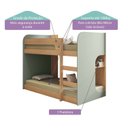 Ver imagem 5 de Beliche Montessoriano Baby Teen'S Casatema MadeiraOriginals Verde/Menta/Nature