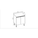 Ver imagem 4 de Balcão 70cm 2 Portas Conecta 