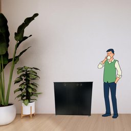 Multiuso em Mdf Dispensinha Organizadora 20cm Preto - 8