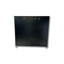 Ver imagem 2 de Multiuso 3 Portas em MDF Dispensinha Organizadora 20cm Preto